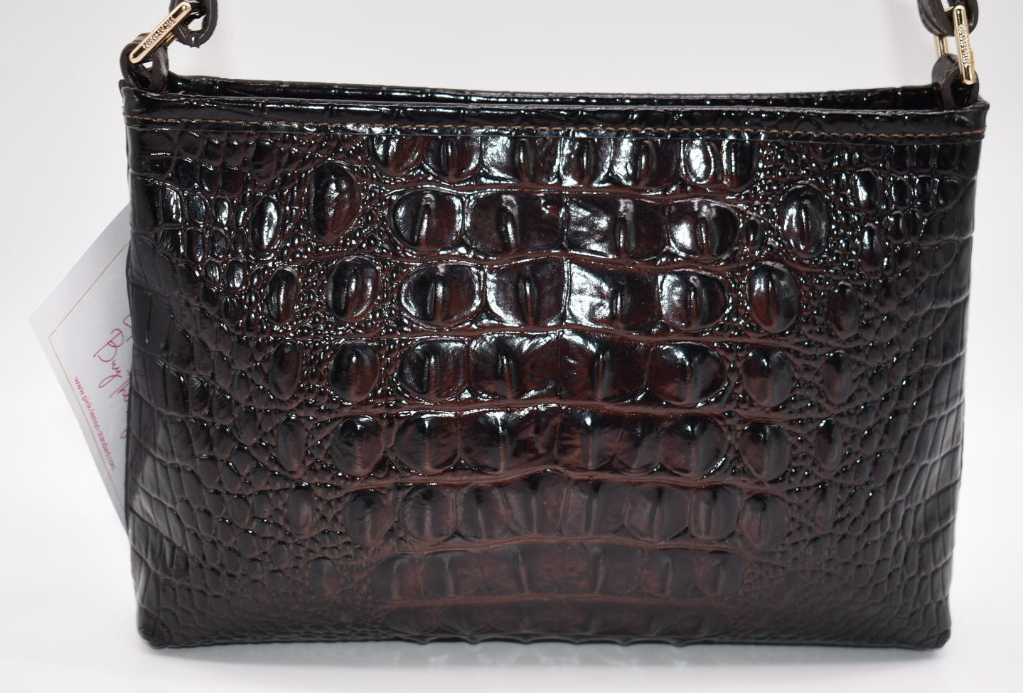 Lorelei alligator store leather clutch NEW