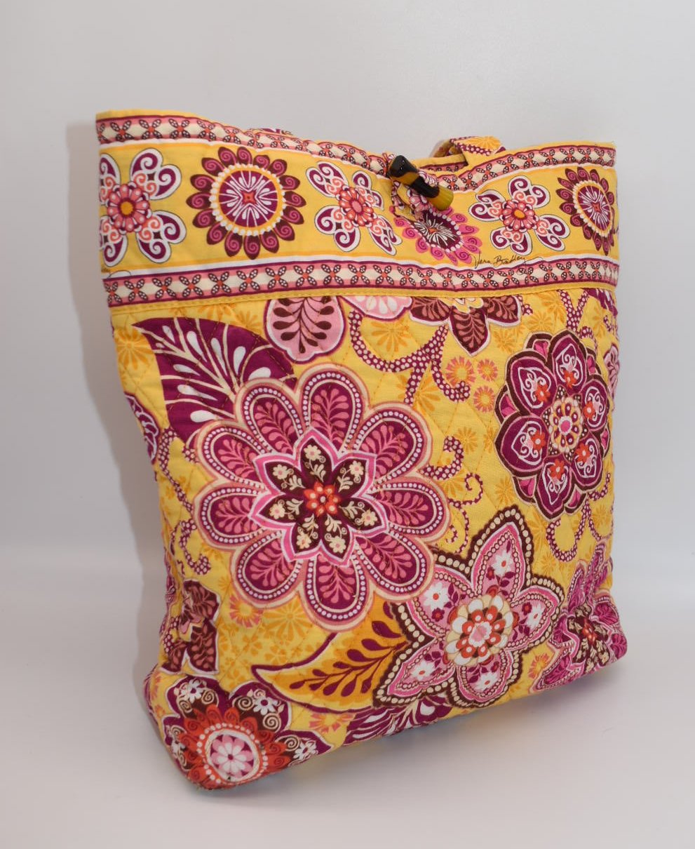 Vera Bradley Tote Bag in "Bali Gold" Pattern