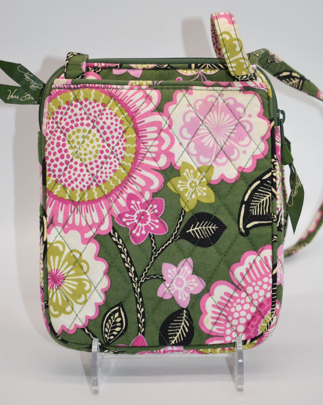 Vera Bradley Mini Hipster Crossbody Bag in "Olivia Pink" Pattern