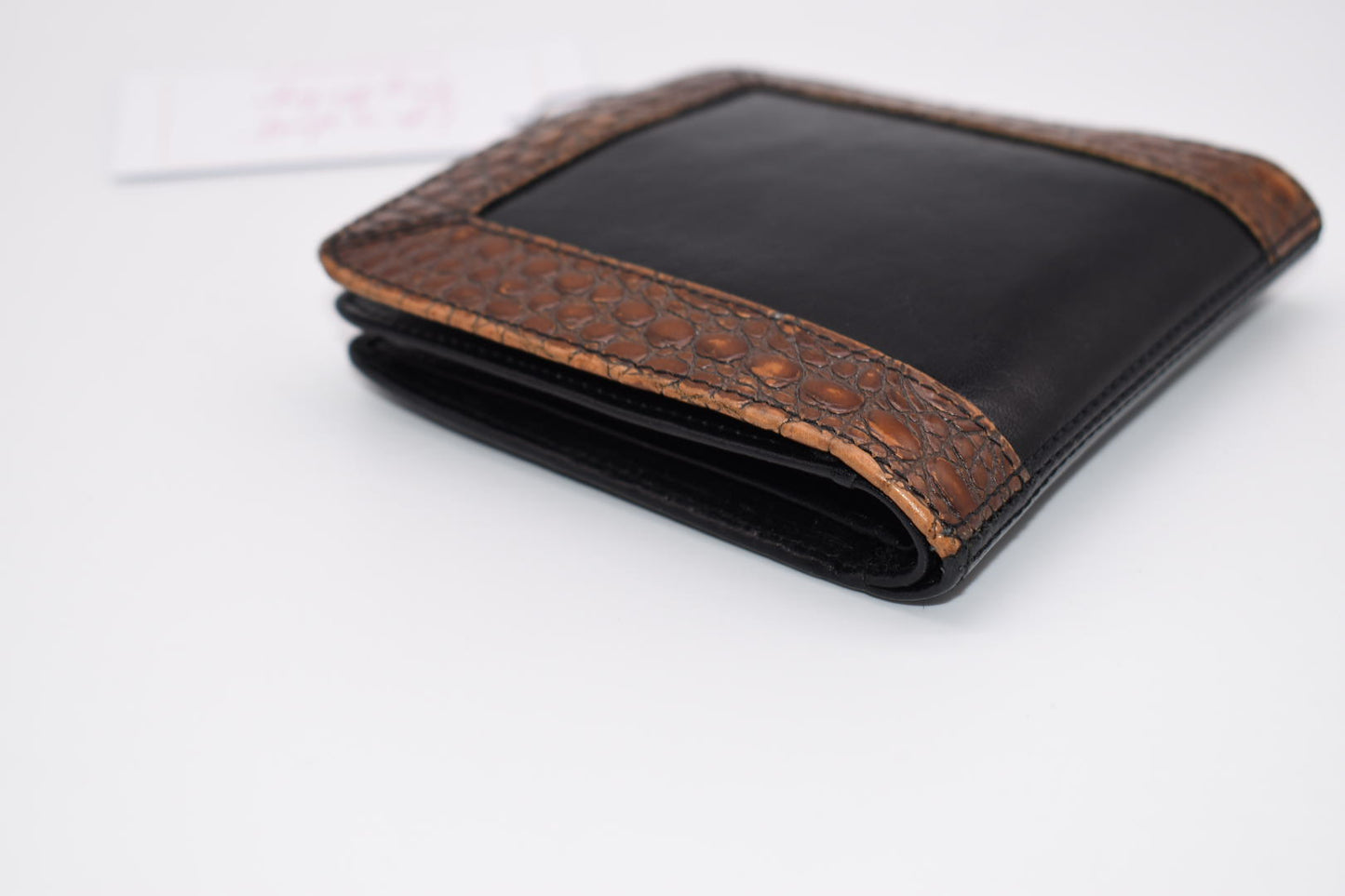 Vintage Brahmin Double Compartment Wallet in Two-Tone Tuscan