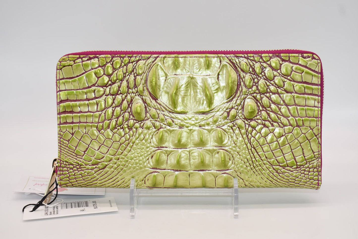 Brahmin Skyler Clutch/ Wallet in Limeade Melbourne