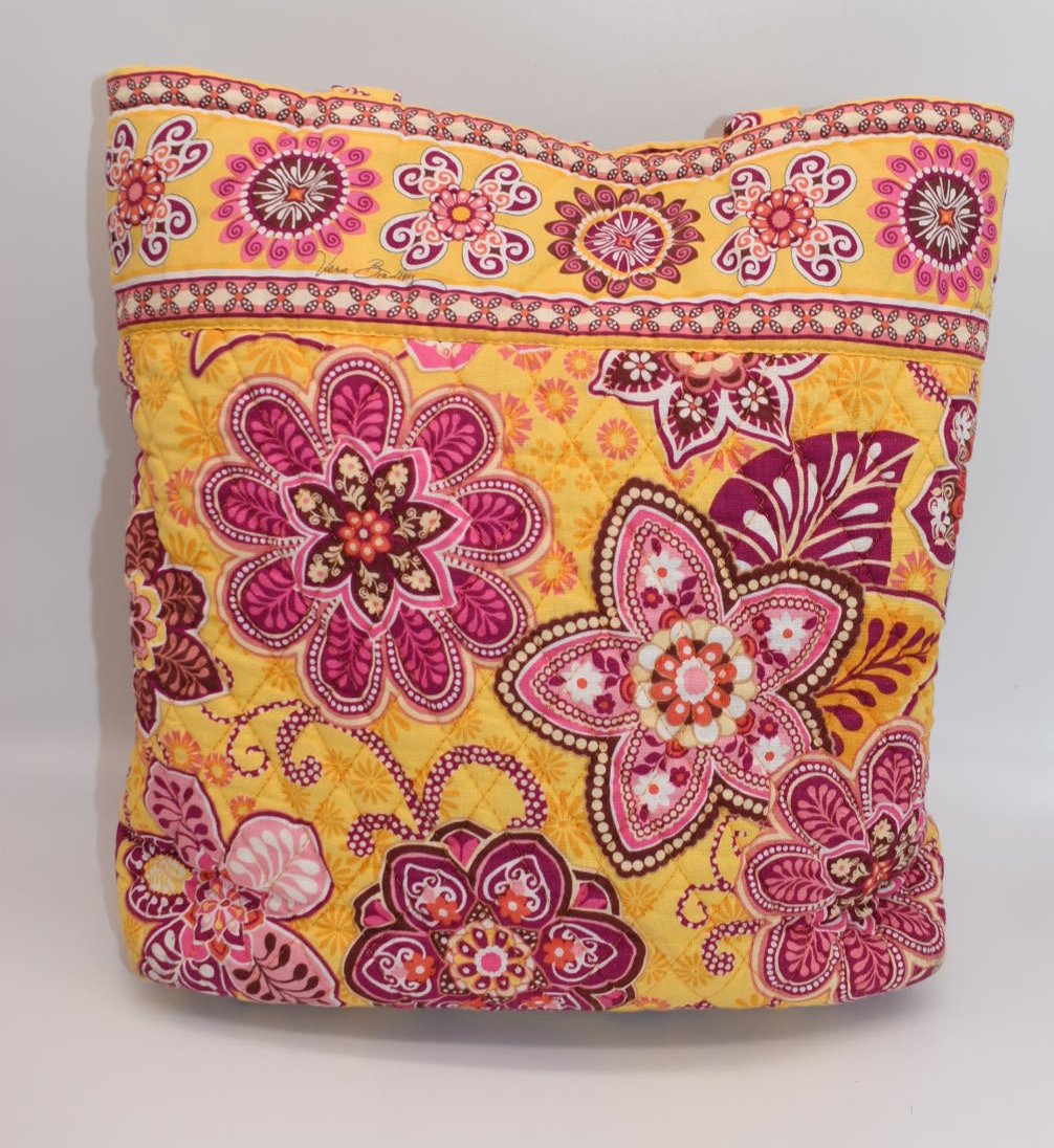 Vera Bradley Tote Bag in "Bali Gold" Pattern