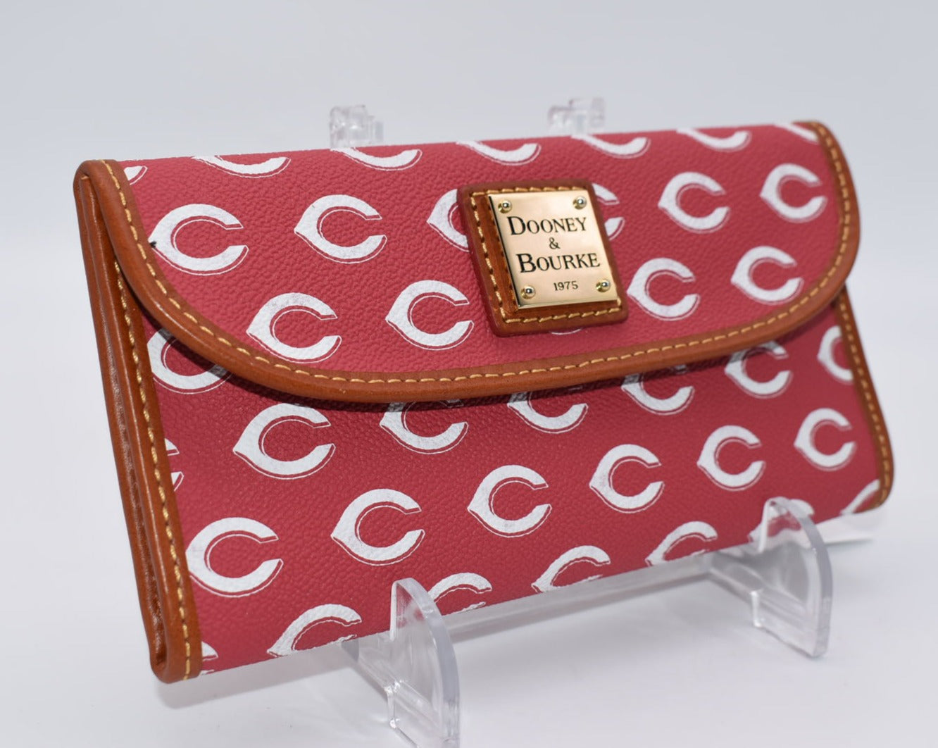 Dooney & Bourke Continental Clutch Wallet - MLB Cincinnati Reds