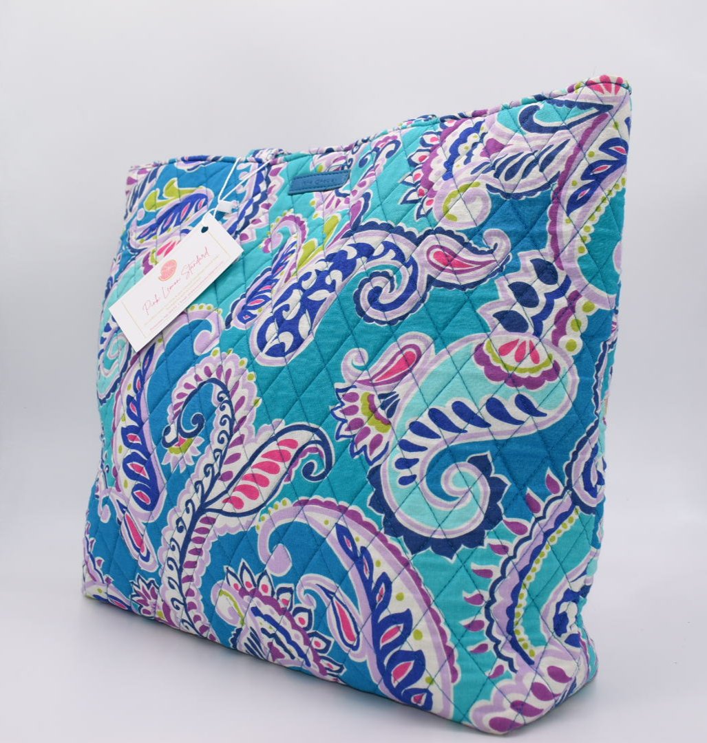 Vera Bradley Tote Bag in Waikiki Paisley Pattern