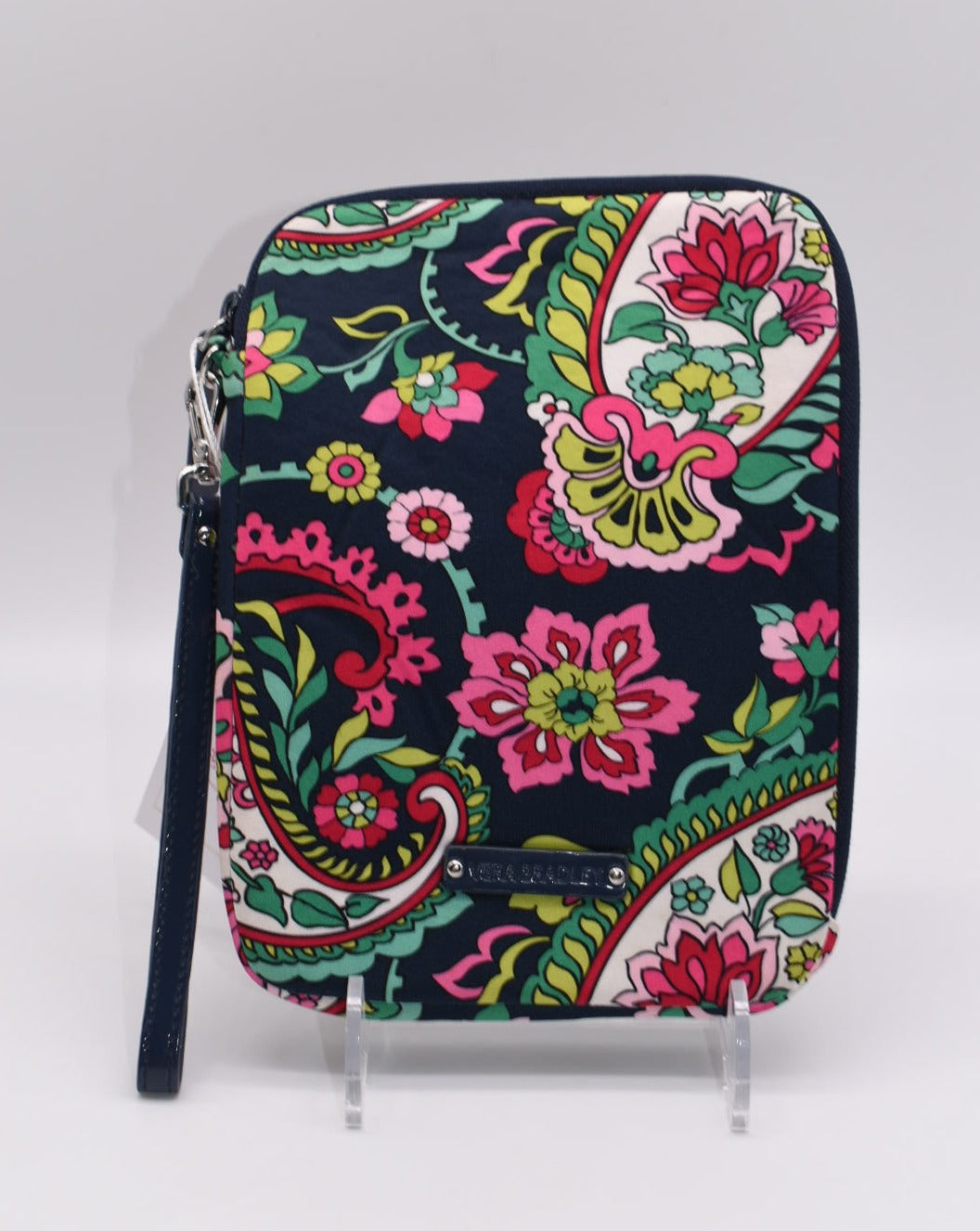 Vera Bradley Neoprene Tablet Padded Zippered Case in "Petal Paisley" Pattern