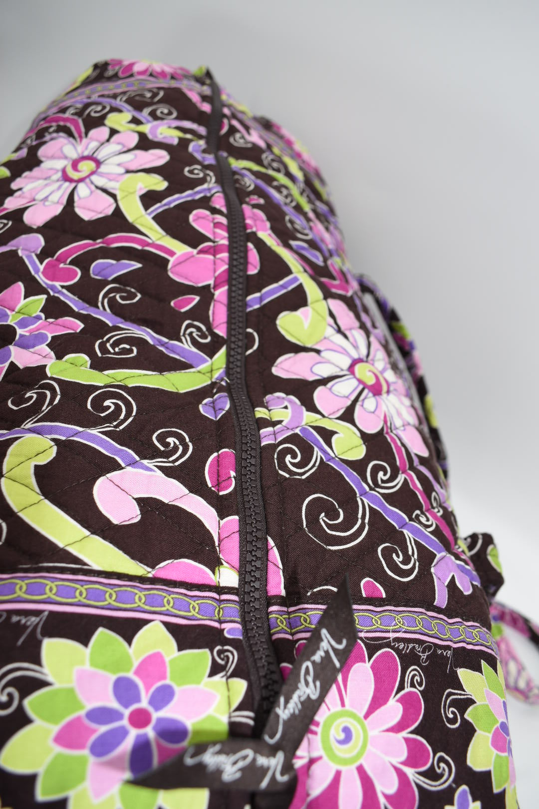 Vera Bradley Large Duffle Bag in "Purple Punch" Pattern