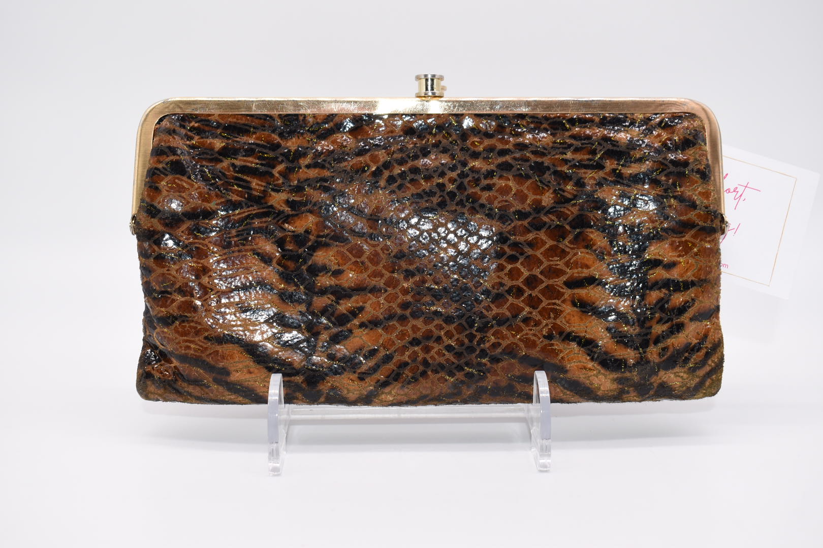 Store Hobo Lauren clutch snakeskin