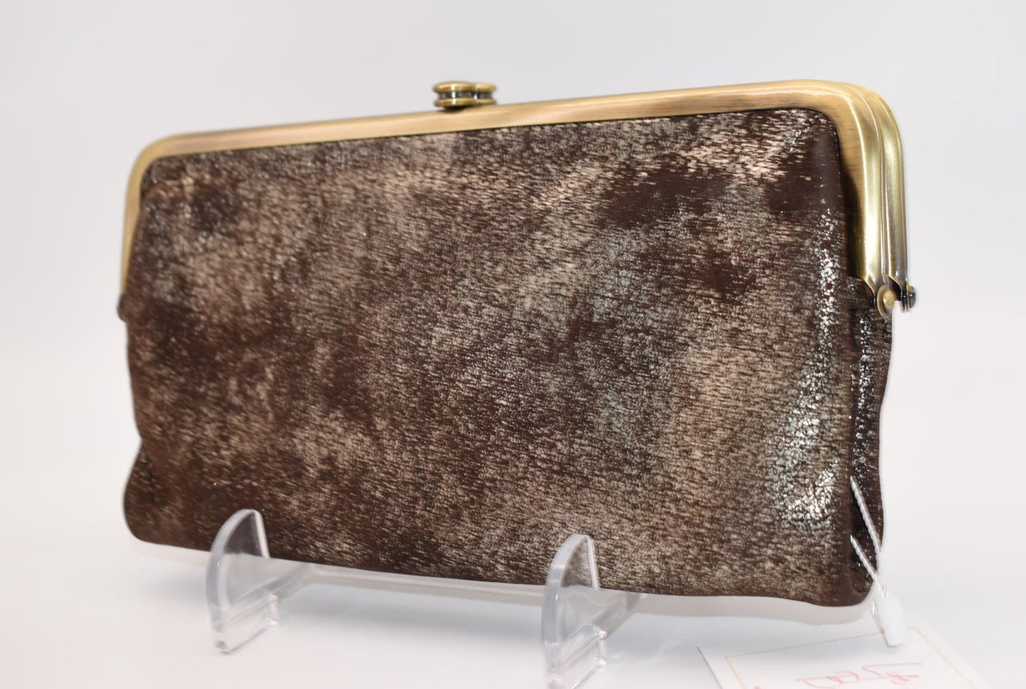 HOBO Lauren Clutch Wallet in Heavy Metal