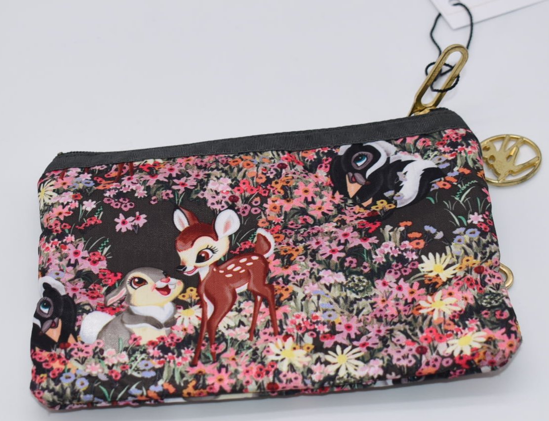 LeSportSac Small Carryall Bag & 3-Zip Pouch in"Bambi"