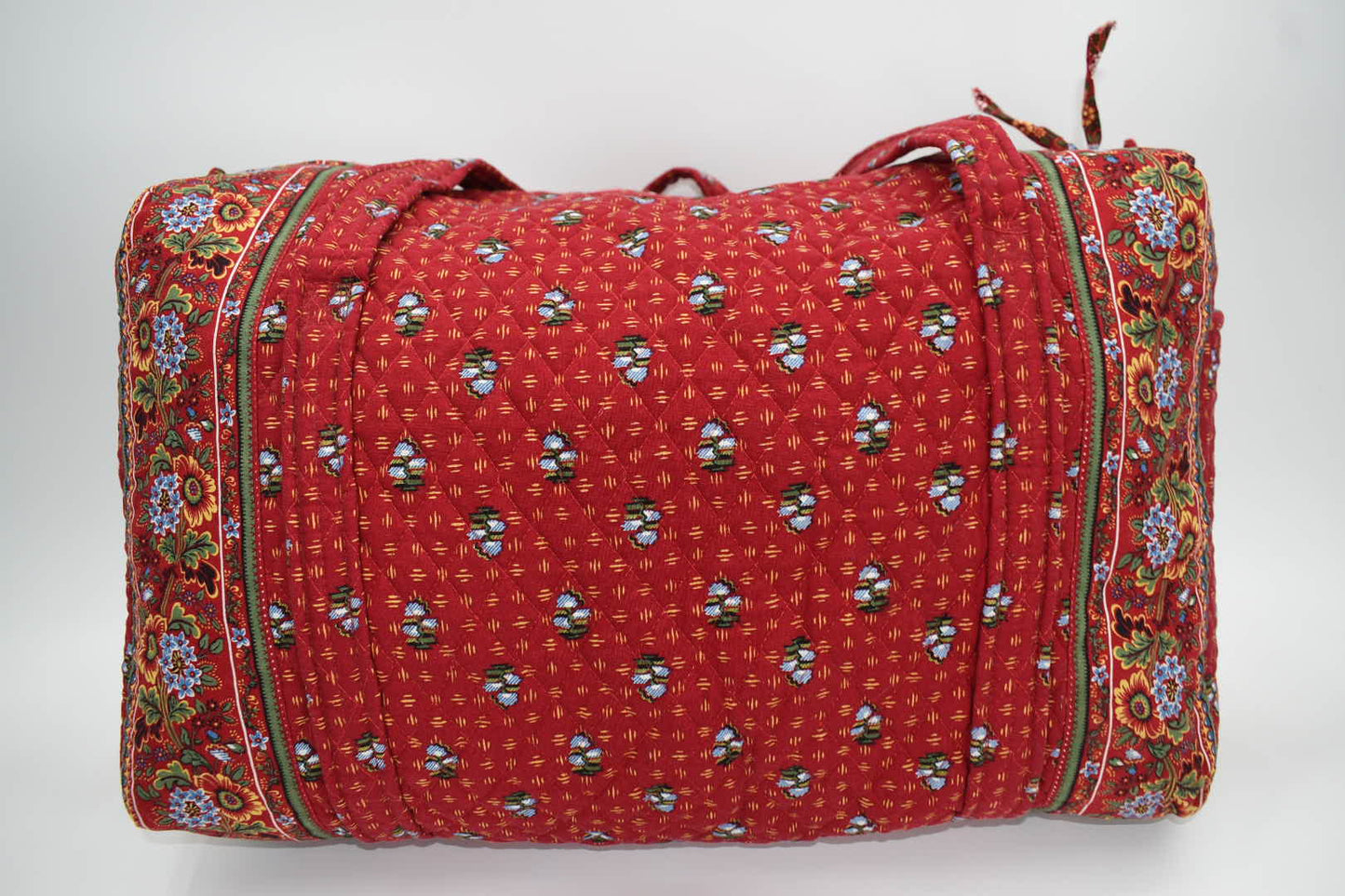 Vera Bradley Large Duffle Bag in "Provincial Red - 2000" Pattern