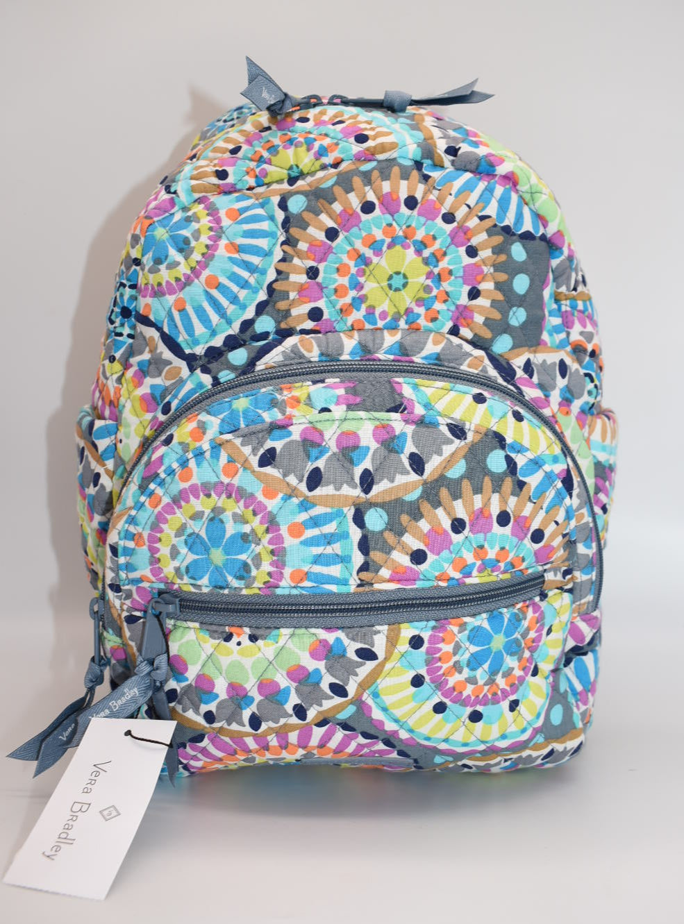 Vera Bradley Essential Compact Backpack in "Sunny Medallion" Pattern