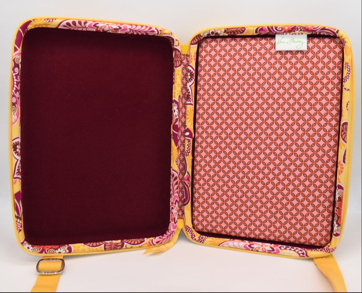 Vera Bradley Hardshell Electronics/Tablet Case in "Bali Gold" Pattern