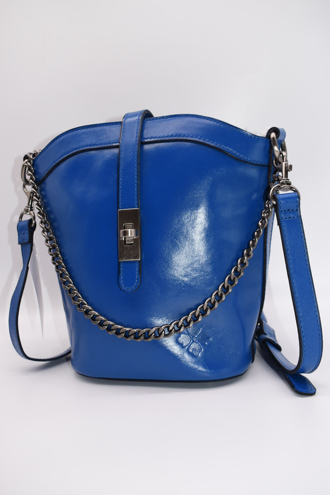 Patricia Nash Blaire Top-Handle Crossbody Bag in Sky Blue