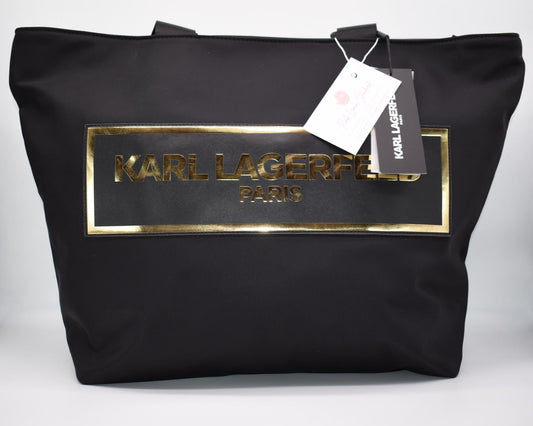 KARL LAGERFELD PARIS Nylon Amour Tote Bag