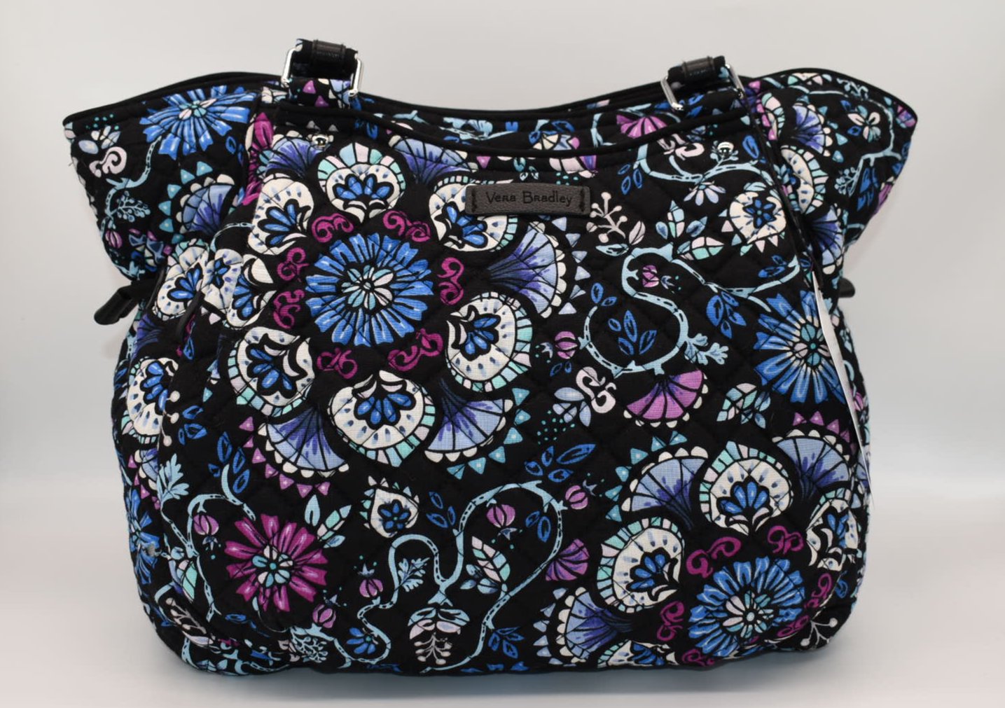 Vera Bradley Glenna Satchel Bag in Bramble Pattern