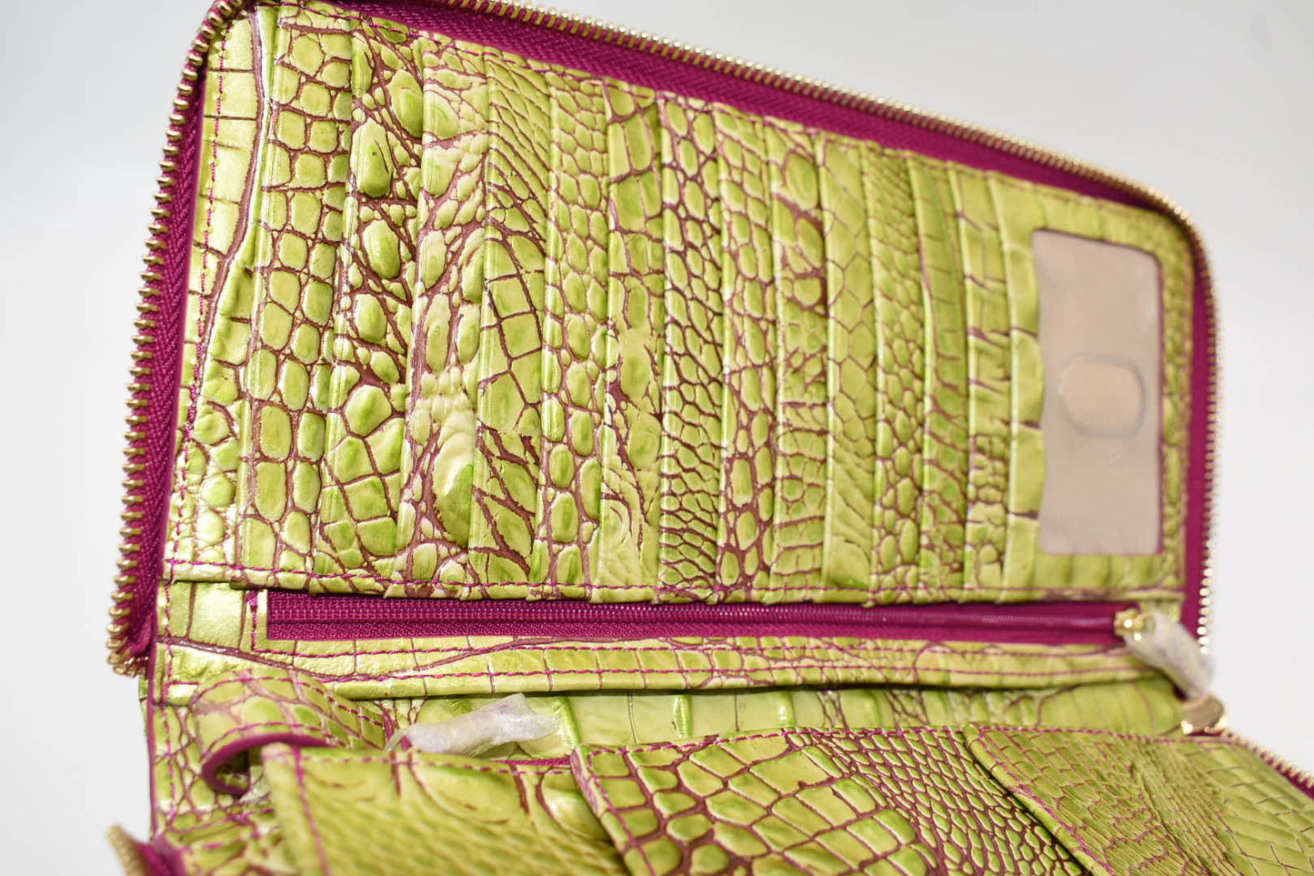 Brahmin Skyler Clutch/ Wallet in Limeade Melbourne