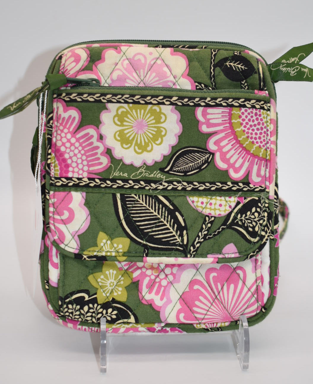 Vera Bradley Mini Hipster Crossbody Bag in "Olivia Pink" Pattern