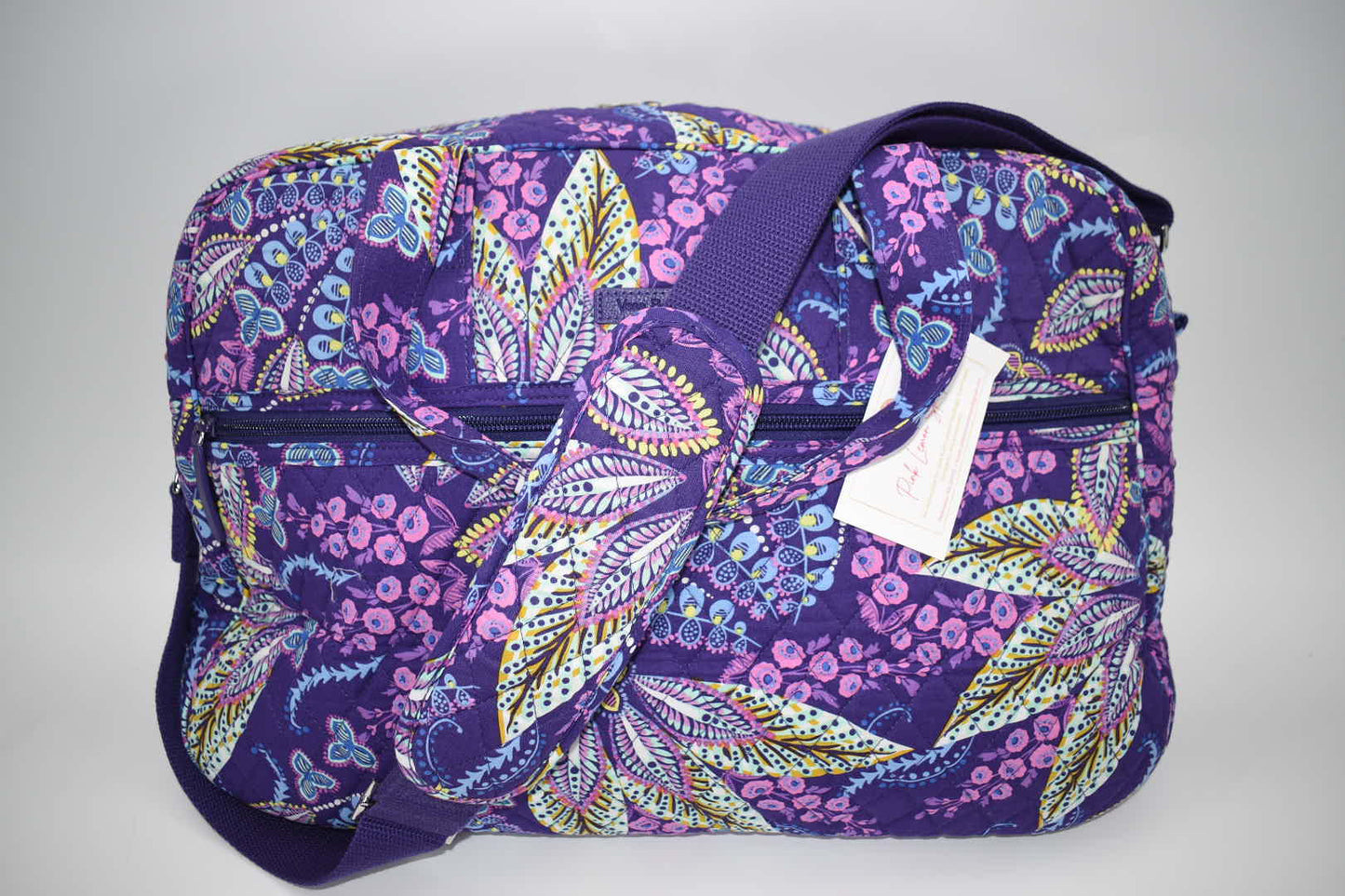 Vera Bradley Medium Traveler Weekender Bag in Batik Leaves Pattern