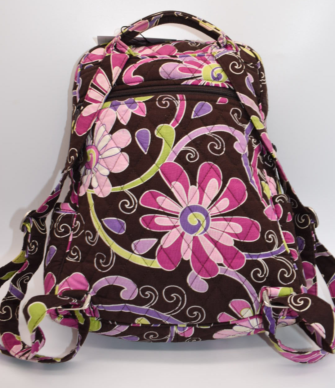 Vera Bradley Small Backpack in "Purple Punch" Pattern