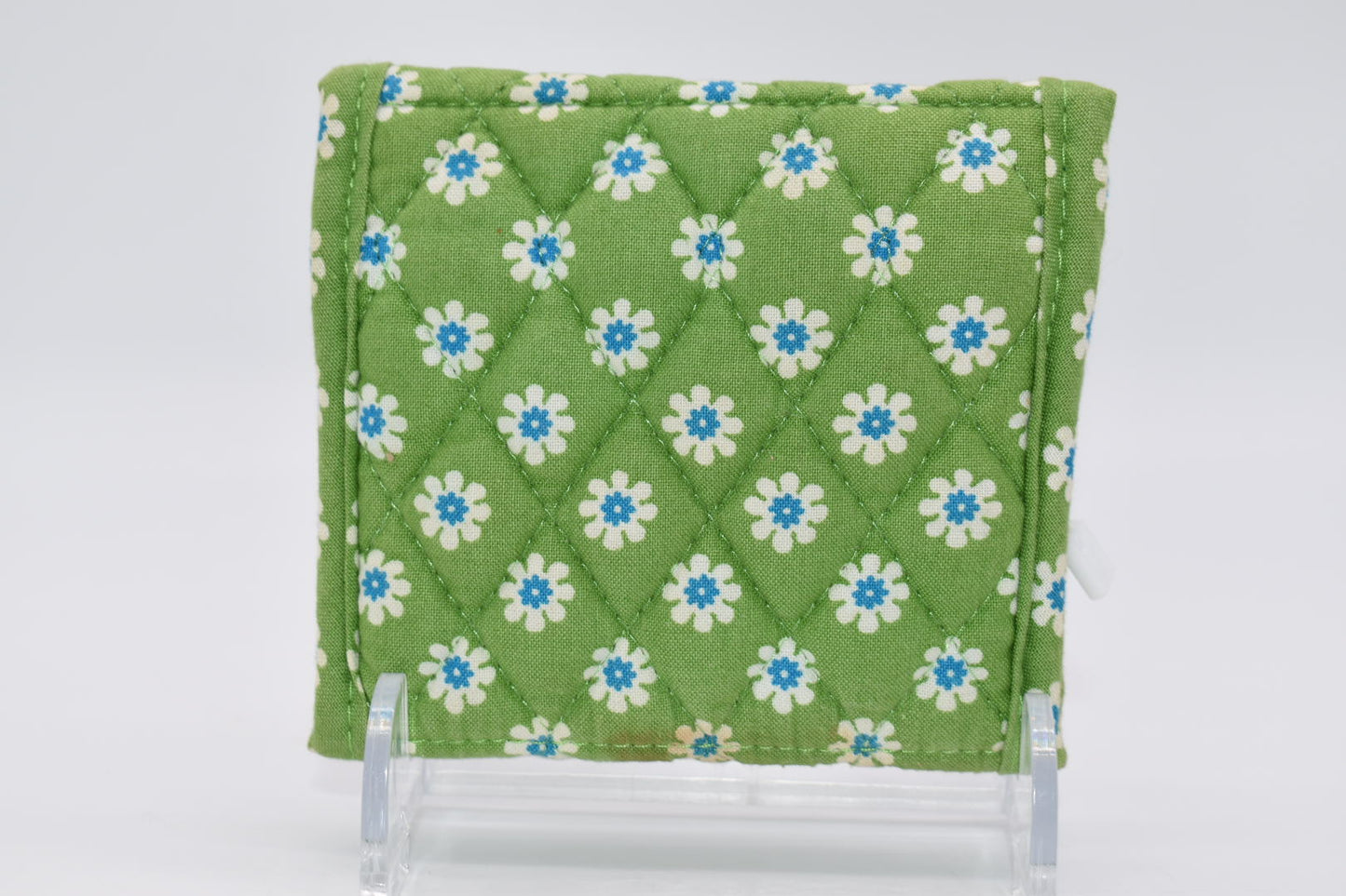 Vera Bradley Mini Trifold Wallet in "Apple Green" Pattern