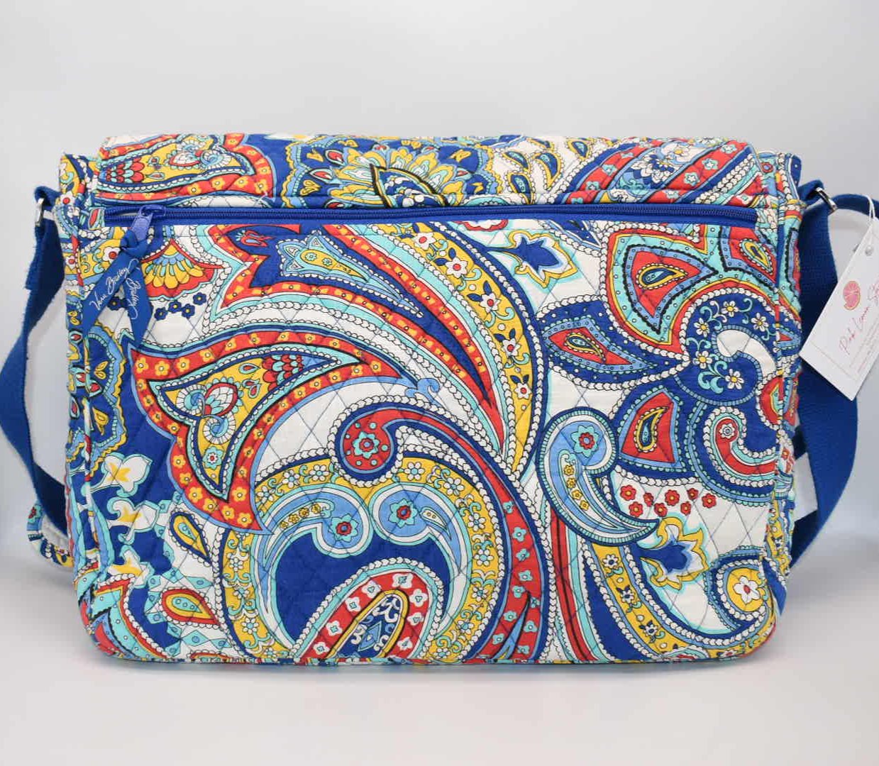 Vera Bradley Messenger/Commuter Bag in "Marina Paisley" Pattern