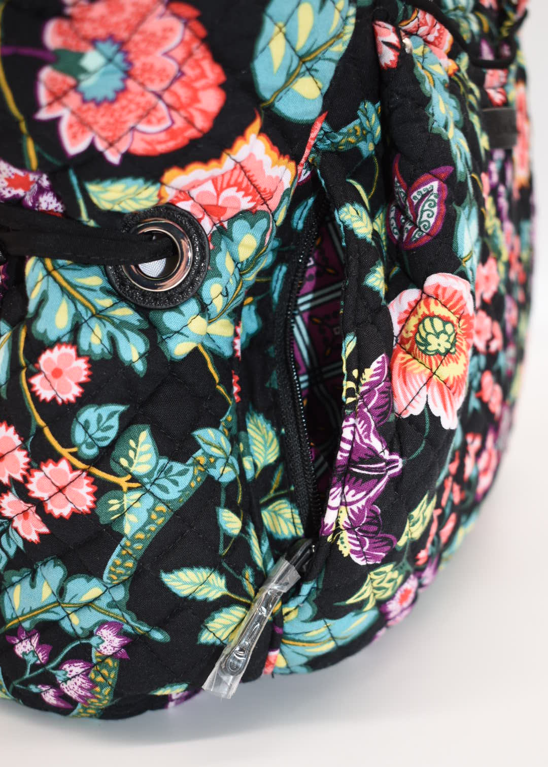 Vera Bradley Glenna Satchel Bag in "Floral Vines" Pattern