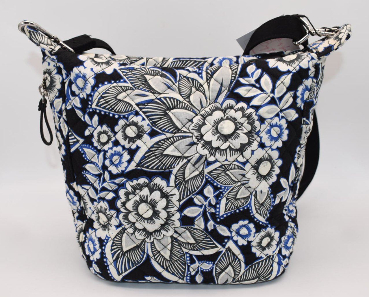 Vera Bradley Carson Small Hobo Crossbody Bag in Snow Lotus