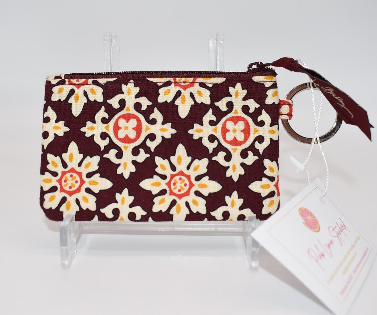 Vera Bradley Zip ID Case in "Medallion -2006" Pattern