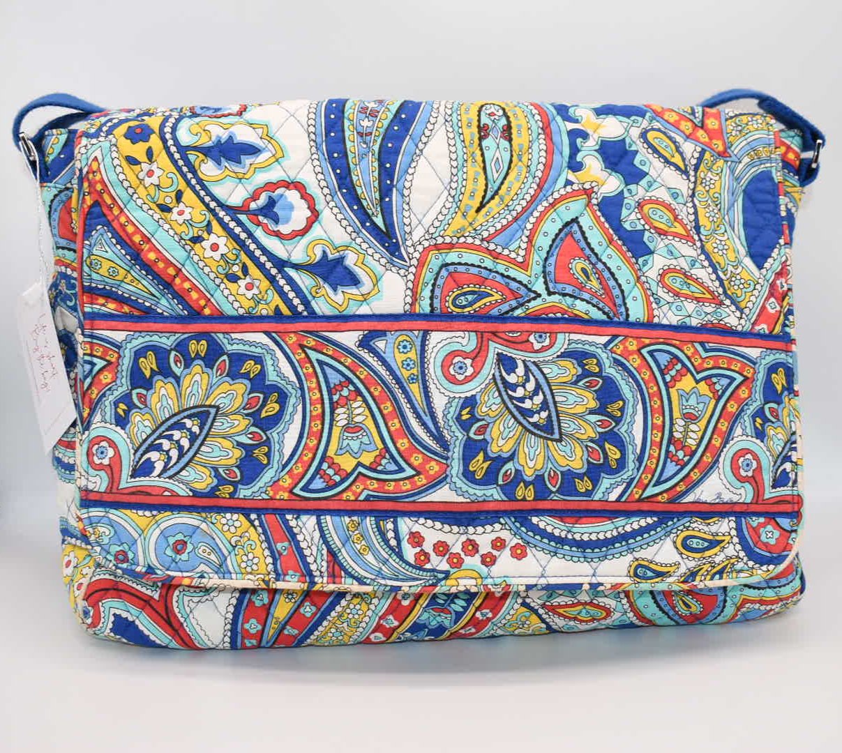 Vera Bradley Messenger/Commuter Bag in "Marina Paisley" Pattern