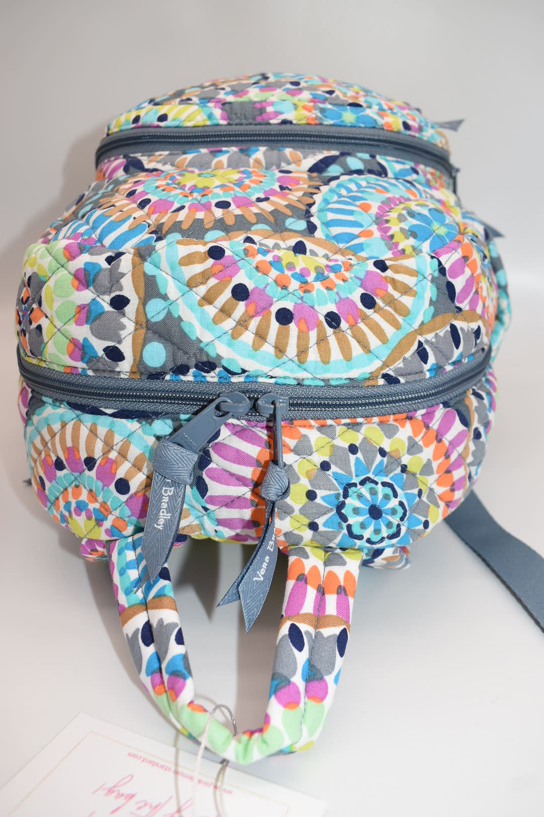 Vera Bradley Essential Compact Backpack in "Sunny Medallion" Pattern