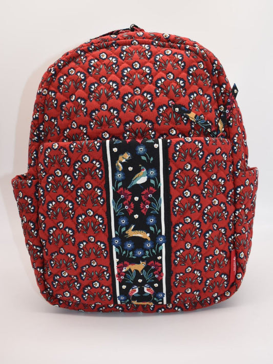 Vera Bradley Small Backpack in Enchanting Flowers Pattern