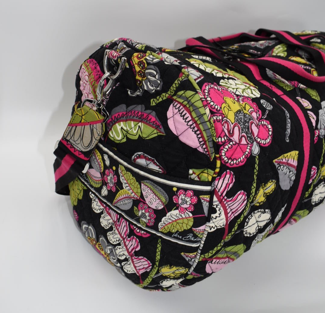 Vera Bradley Large Sports Duffel Bag in "Moon Blooms" Pattern