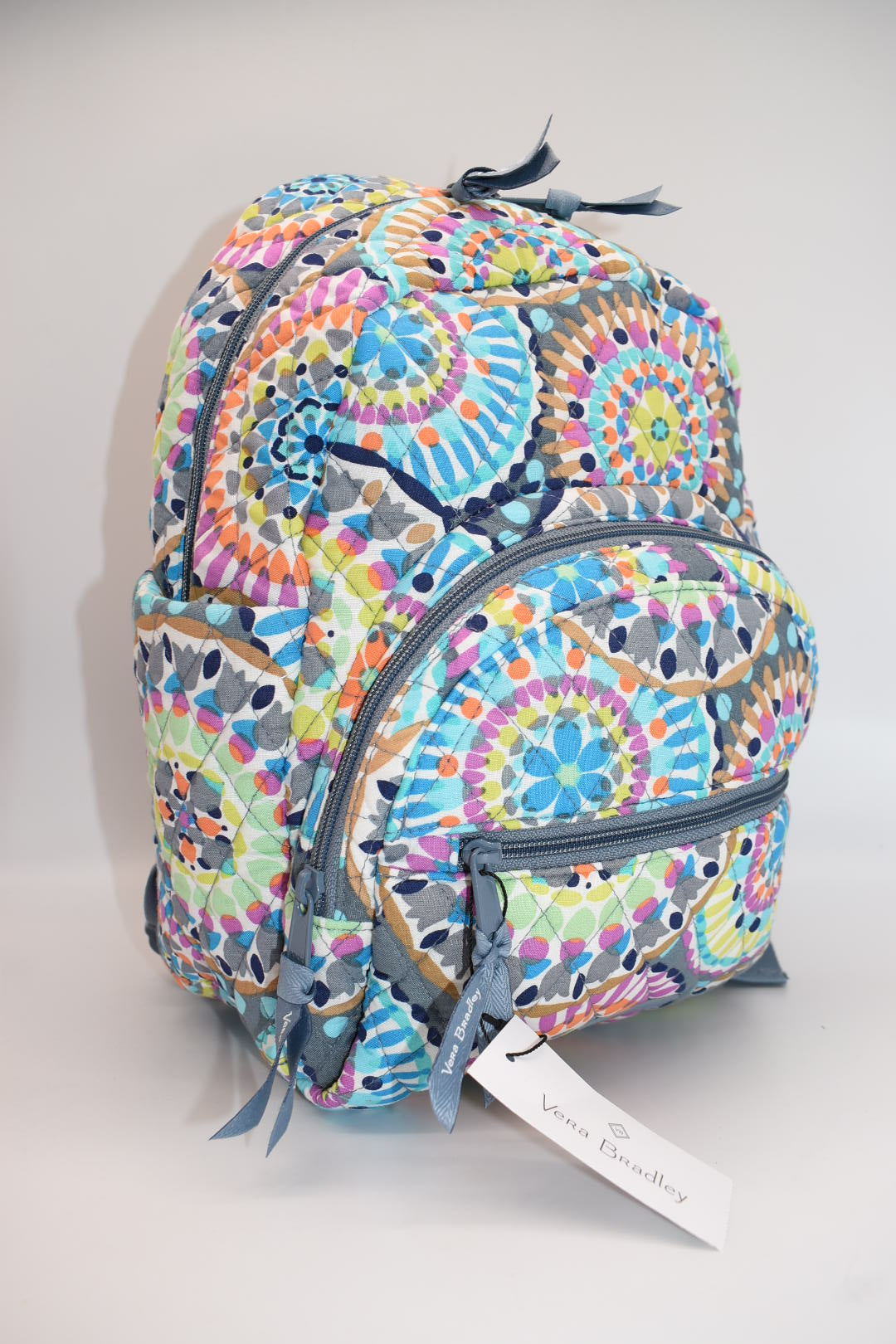 Vera Bradley Essential Compact Backpack in "Sunny Medallion" Pattern