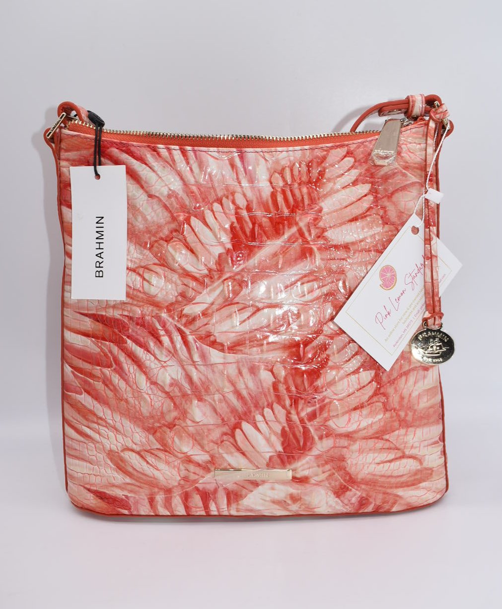 Brahmin Katie Crossbody Bag in Pink Flamingo Melbourne