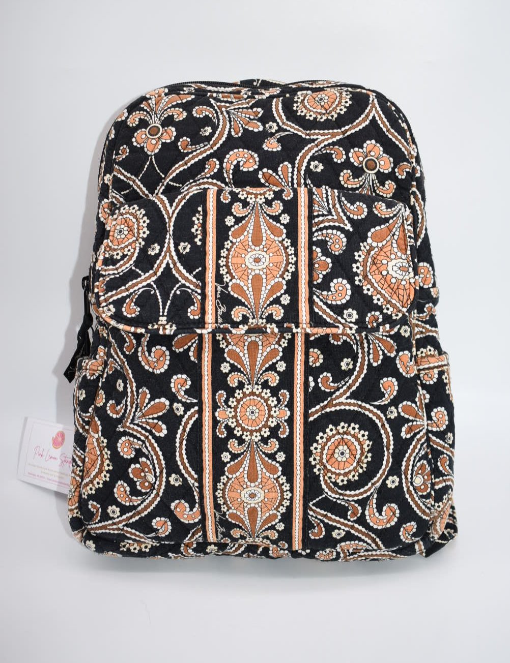 Vera Bradley Small Backpack in "Caffe Latte" Pattern