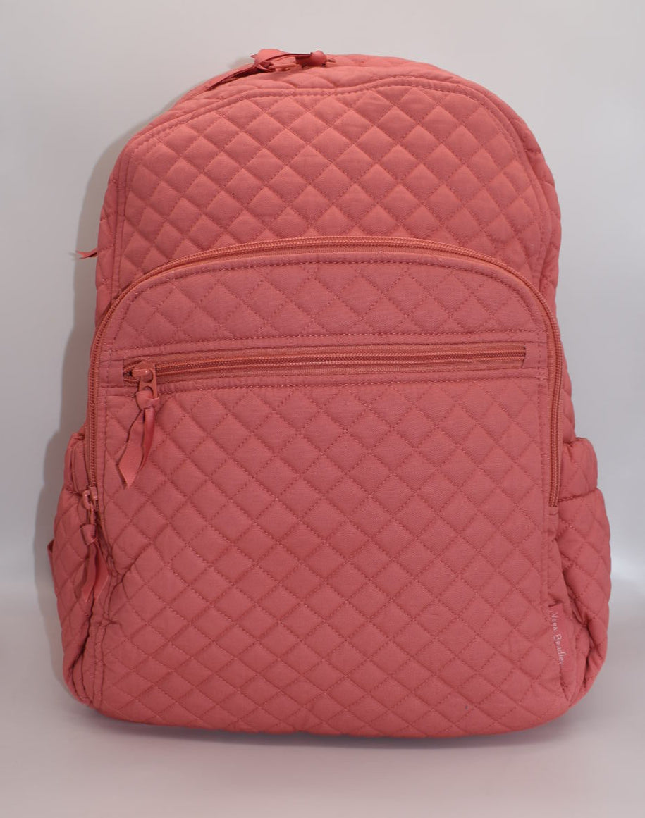 Vera Bradley Campus Backpack in "Terra Cotta Rose" Pattern