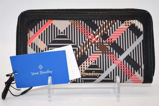 Vera Bradley RFID Georgia Wallet in "Sofia Plaid" Pattern