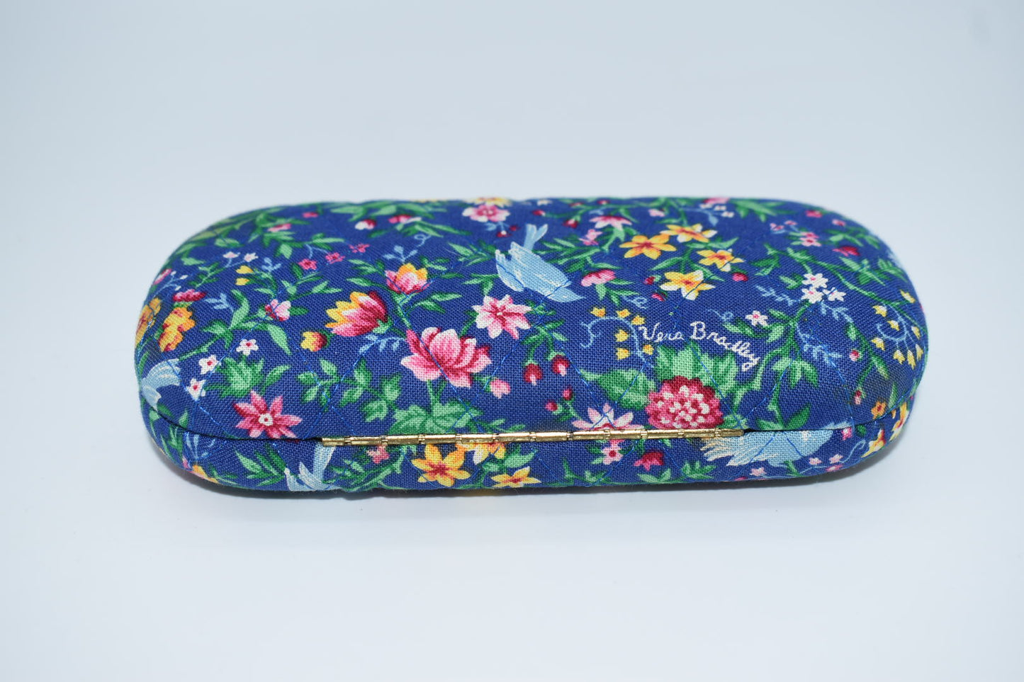 Vintage Vera Bradley Hardshell Eyeglass Case in "Bluebird -1998" Pattern