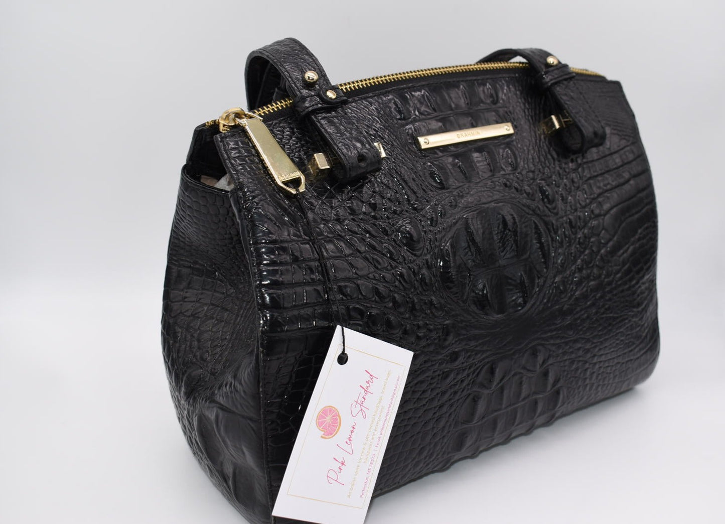 Brahmin Small Alice Tote Bag in Black Melbourne