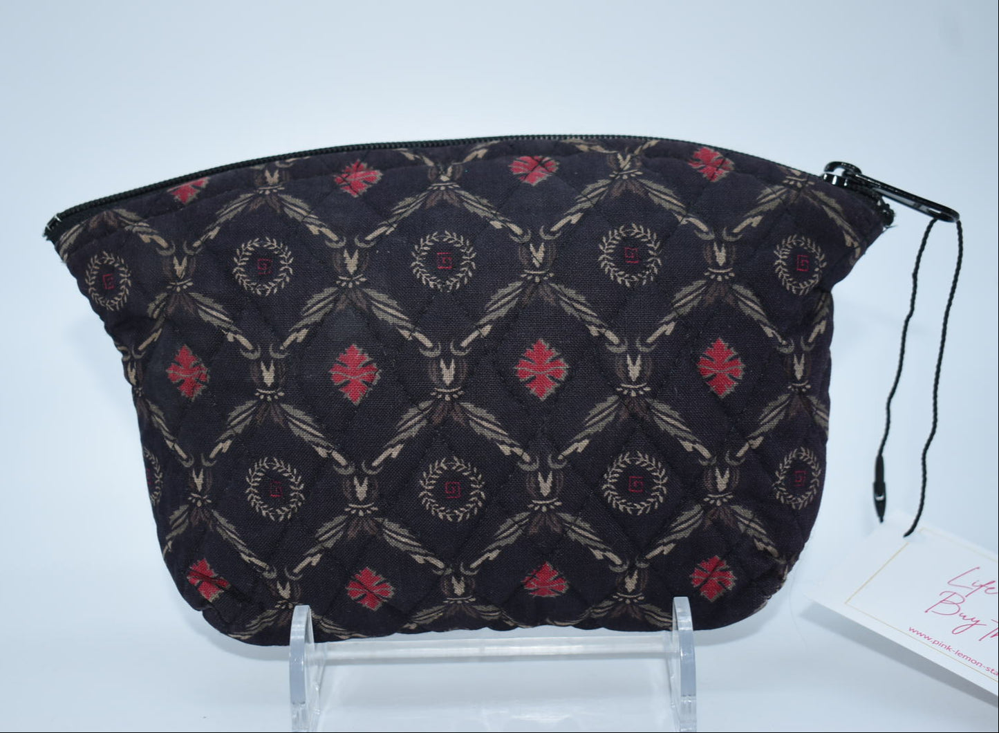 Vera Bradley Medium Cosmetic Bag in "Laurel -1997" Pattern