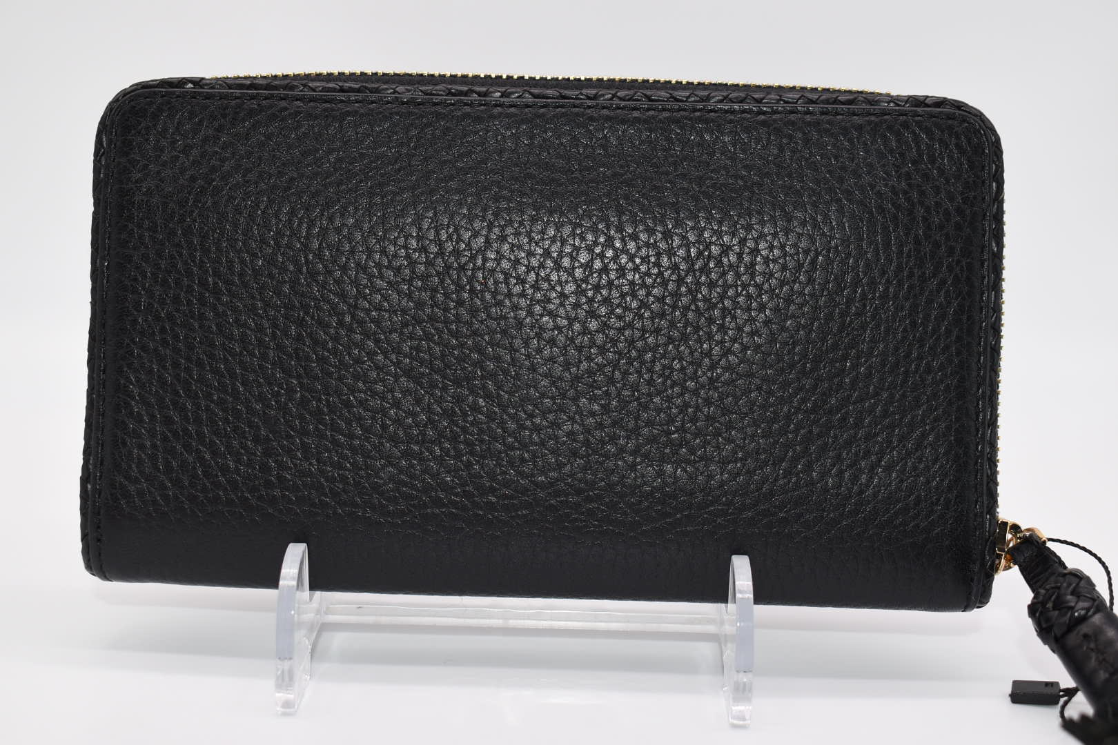 $120 OFF!! NWOT Tory Burch Black Patent Leather Zip store Around Wallet