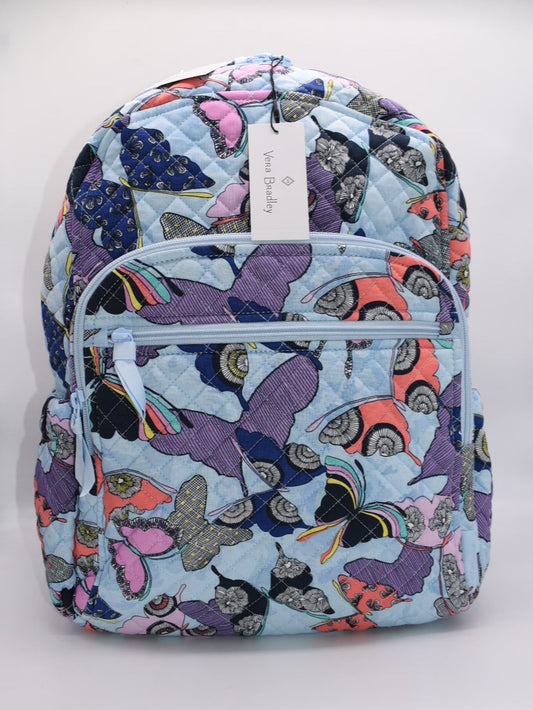 Vera Bradley Campus Backpack in "Butterfly By" Pattern
