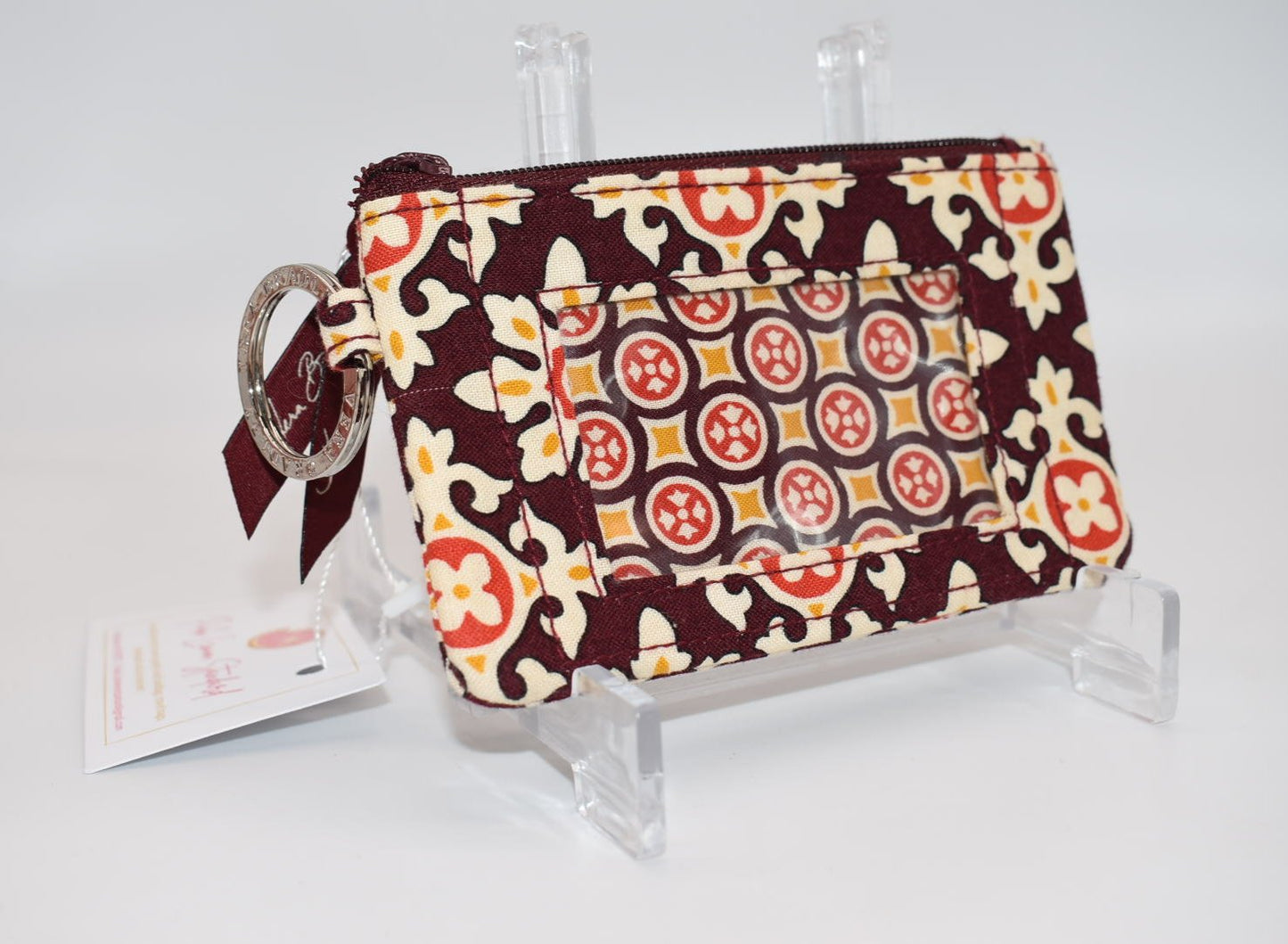 Vera Bradley Zip ID Case in "Medallion -2006" Pattern