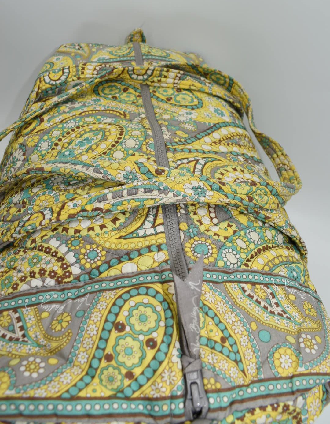 Vera Bradley Large Duffel Bag in" Lemon Parfait" Pattern