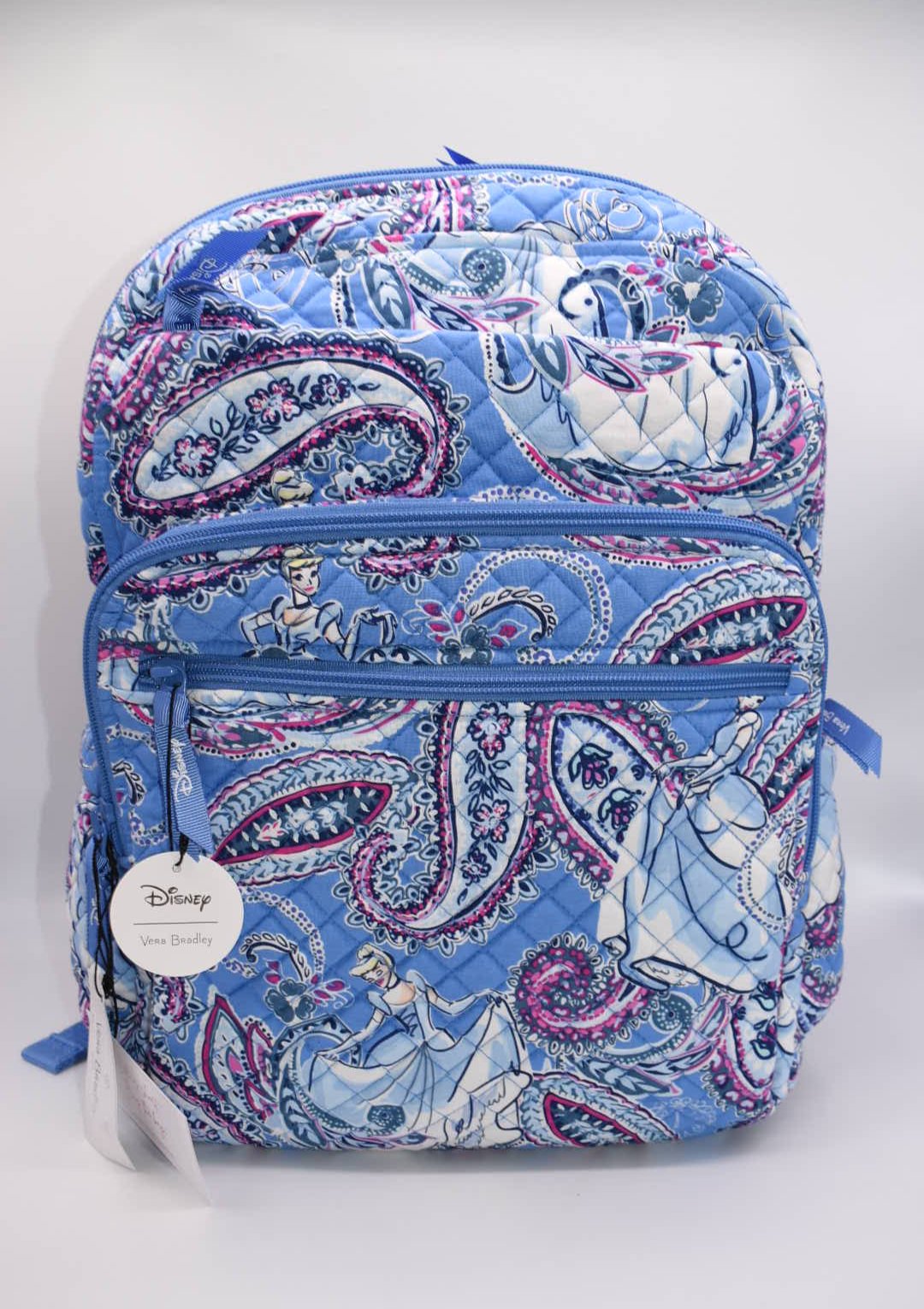 Vera Bradley Cinderella Paisley XL Campus Backpack