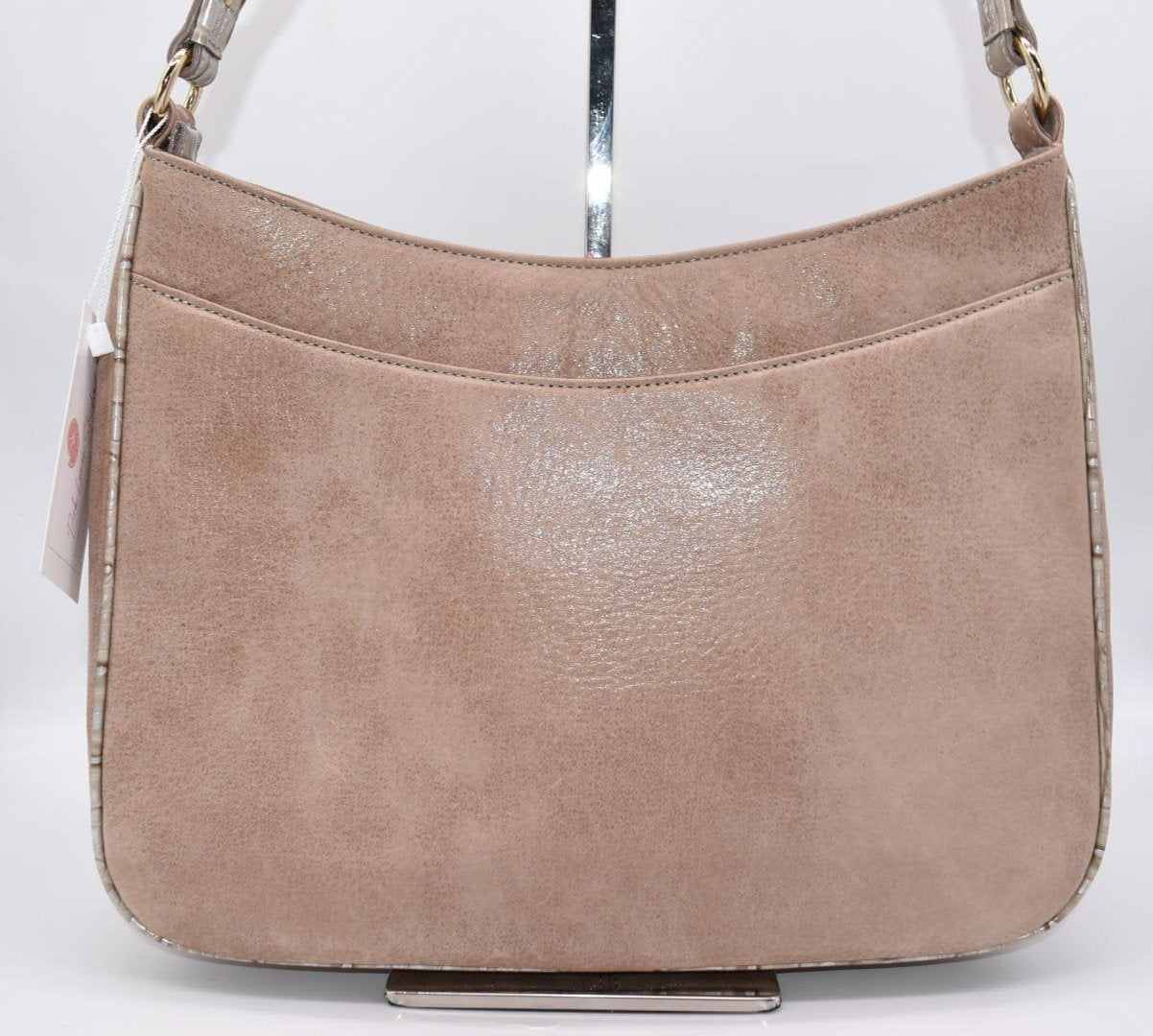 Brahmin Noelle Shoulder Bag in Brahmin Warm Gray Reynolds