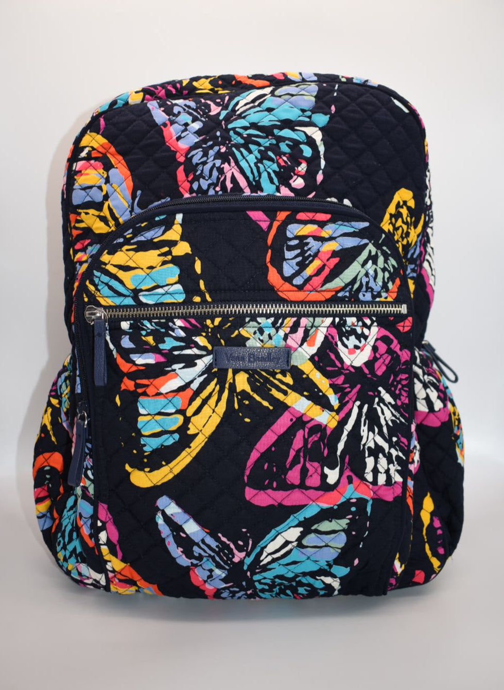 Vera Bradley Iconic Campus Backpack in "Butterfly Flutter" Pattern