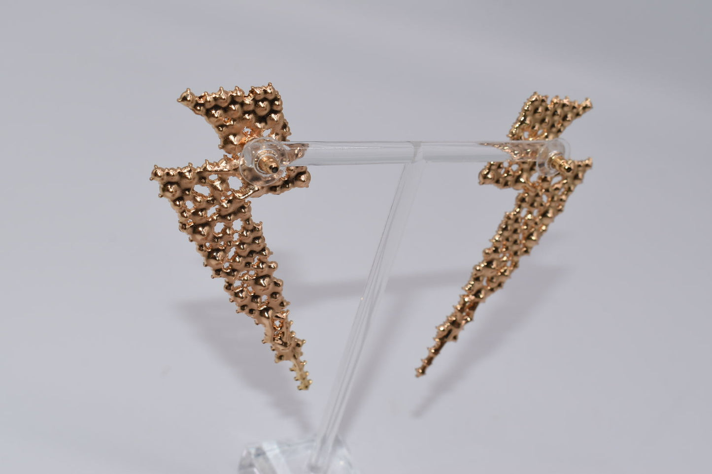 Statement Earrings: Rhinestone Lightning Stud Earrings