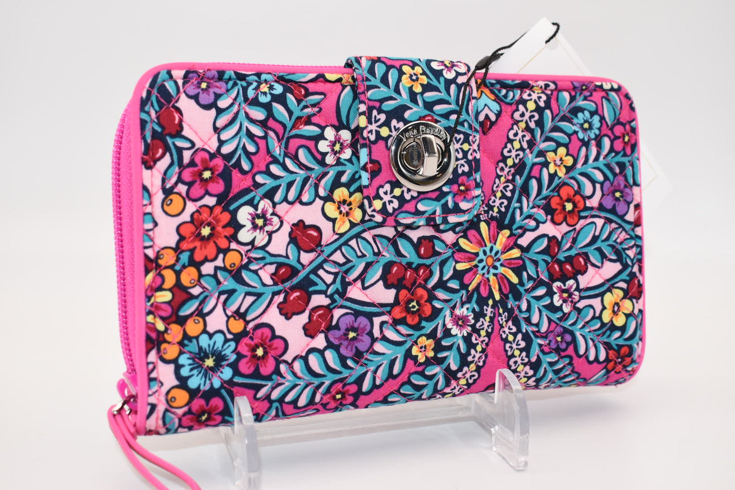 Vera Bradley RFID Turnlock Wallet in "Kalediscope" Pattern