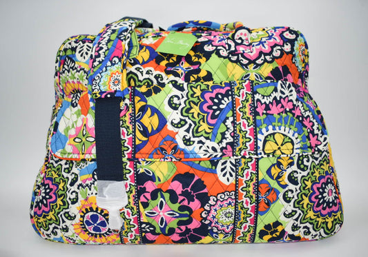 Vera Bradley Large Grand Traveler Bag in "Rio" Pattern